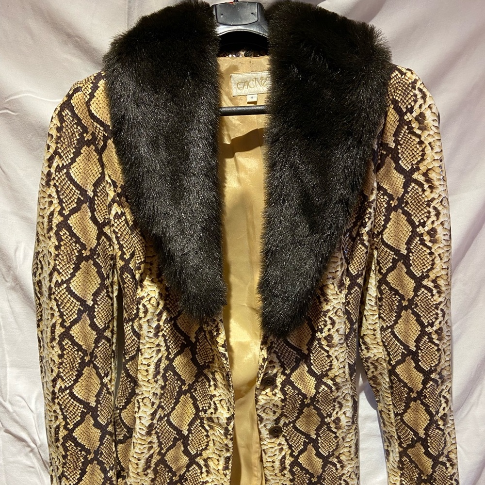 Cache leopard blazer